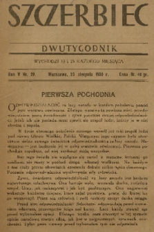 Szczerbiec. R. 5, 1930, nr 22