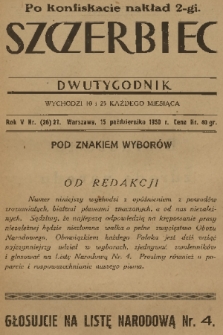 Szczerbiec. R. 5, 1930, nr 26 (27)