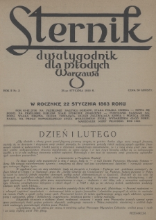 Sternik : dwutygodnik dla młodych. 1930, nr 2