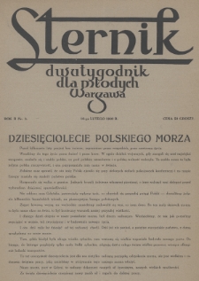 Sternik : dwutygodnik dla młodych. 1930, nr 3