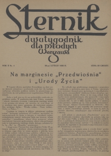 Sternik : dwutygodnik dla młodych. 1930, nr 4