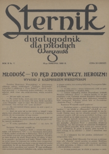 Sternik : dwutygodnik dla młodych. 1930, nr 7