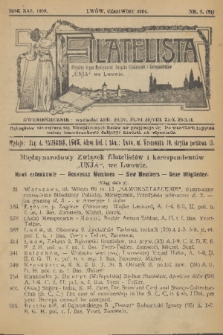 Filatelista : oficjalny organ Międzynarod. Związku Filatelistów i Korespondentów „Unja” we Lwowie. 1924, nr 3