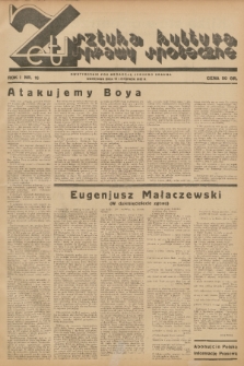 Zet : sztuka, kultura, sprawy społeczne. R. 1, 1932, nr 16