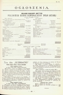 Ogłoszenia [dodatek do Dziennika Urzędowego Ministerstwa Skarbu]. 1929, nr 23