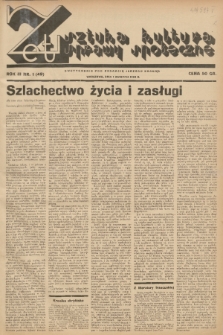 Zet : sztuka, kultura, sprawy społeczne. R. 3, 1934, nr 1