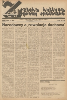 Zet : sztuka, kultura, sprawy społeczne. R. 3, 1934, nr 17