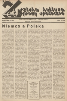 Zet : sztuka, kultura, sprawy społeczne. R. 3, 1935, nr 22