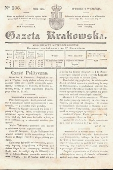 Gazeta Krakowska. 1834, nr 206