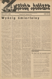 Zet : sztuka, kultura, sprawy społeczne. R. 4, 1935, nr 11