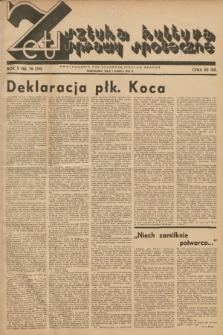 Zet : sztuka, kultura, sprawy społeczne. R. 5, 1937, nr 19