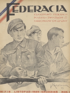 Federacja : czasopismo Federacji Polskich Związków Obrońców Ojczyzny. 1929, nr 7-8