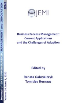 Journal of Entrepreneurship, Management and Innovation : JEMI. Vol. 16, 2020, iss. 1