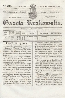 Gazeta Krakowska. 1834, nr 225
