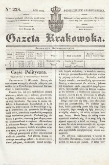 Gazeta Krakowska. 1834, nr 228