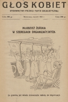 Głos Kobiet : wydawnictwo Polskiej Partji Socjalistycznej. 1927, nr 3