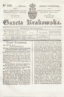 Gazeta Krakowska. 1834, nr 229