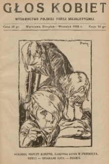Głos Kobiet : wydawnictwo Polskiej Partji Socjalistycznej. 1930, nr 7