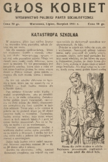 Głos Kobiet : wydawnictwo Polskiej Partji Socjalistycznej. 1931, nr 5