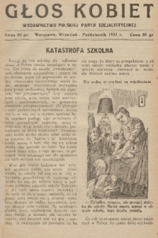 Głos Kobiet : wydawnictwo Polskiej Partji Socjalistycznej. 1931, nr 6