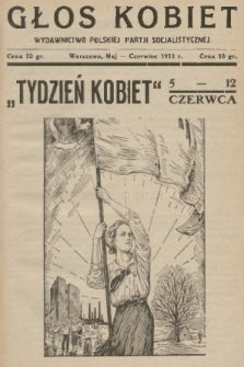 Głos Kobiet : wydawnictwo Polskiej Partji Socjalistycznej. 1932, nr 3
