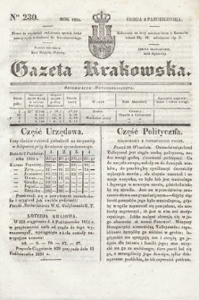 Gazeta Krakowska. 1834, nr 230