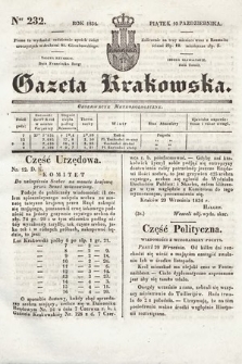 Gazeta Krakowska. 1834, nr 232