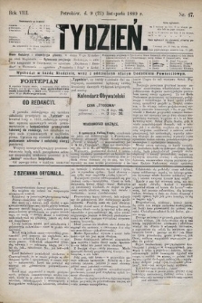 Tydzień. 1880, nr 47