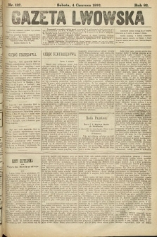 Gazeta Lwowska. 1892, nr 127