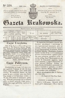 Gazeta Krakowska. 1834, nr 238