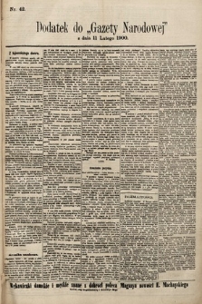 Gazeta Narodowa. 1900, nr 42
