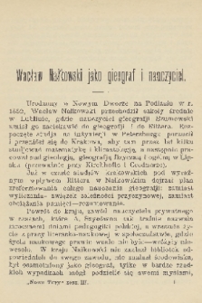 Nowe Tory : miesięcznik pedagogiczny. R. 6, 1911, z. 3