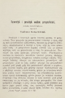 Nowe Tory : miesięcznik pedagogiczny. R. 8, 1913, z. 6 i 7