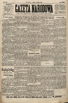 Gazeta Narodowa. 1900, nr 47