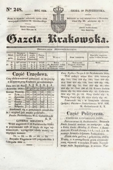 Gazeta Krakowska. 1834, nr 248