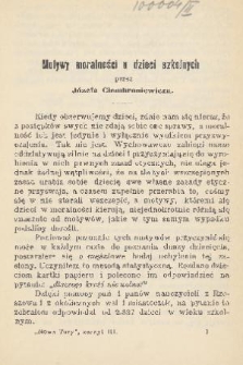 Nowe Tory : miesięcznik pedagogiczny. R. 9, 1914, z. 3
