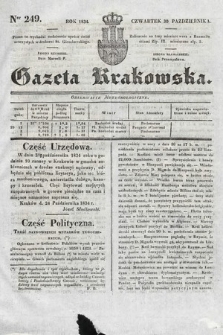 Gazeta Krakowska. 1834, nr 249