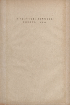 Miesięcznik Literacki. 1943, czerwiec
