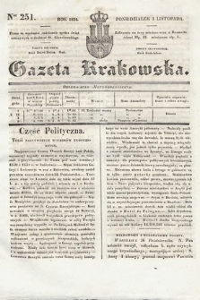 Gazeta Krakowska. 1834, nr 251
