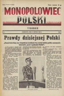 Monopolowiec Polski. 1939, nr 2