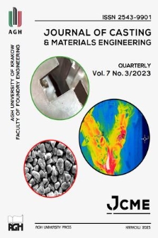 Journal of Casting & Materials Engineering : JCME. Vol. 7, 2023, no. 3