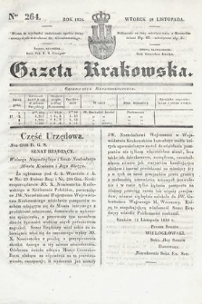 Gazeta Krakowska. 1834, nr 264