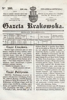 Gazeta Krakowska. 1834, nr 266