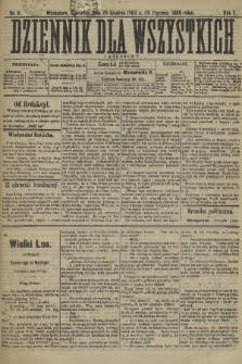 Dziennik dla Wszystkich i Anonsowy. R. 7, 1889, nr 8