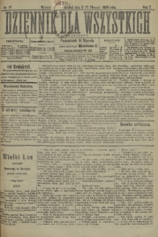 Dziennik dla Wszystkich i Anonsowy. R. 7, 1889, nr 17