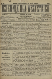 Dziennik dla Wszystkich i Anonsowy. R. 7, 1889, nr 23