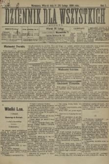 Dziennik dla Wszystkich i Anonsowy. R. 7, 1889, nr 47