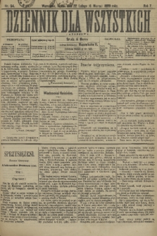Dziennik dla Wszystkich i Anonsowy. R. 7, 1889, nr 54