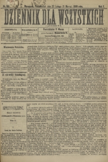 Dziennik dla Wszystkich i Anonsowy. R. 7, 1889, nr 58