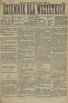 Dziennik dla Wszystkich i Anonsowy. R. 7, 1889, nr 67